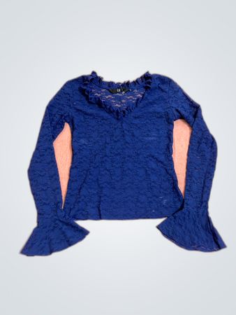 Blue Lace Top