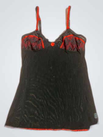 Black Lace Slip Dress