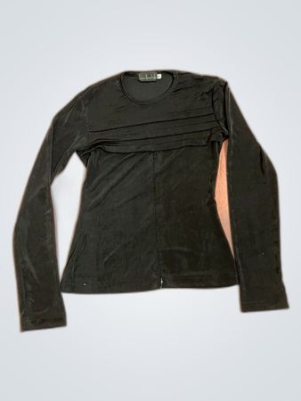 Luis Buchholz Black Long-Sleeve Top