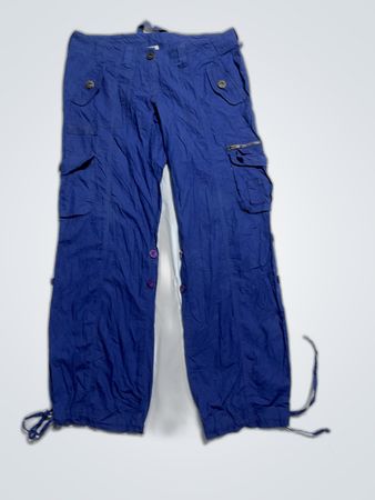 Blue Cargo Pants