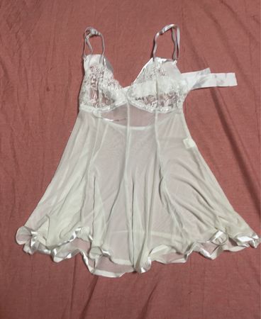 Sheer White Chemise