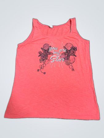 Pink Tank Top with 'You are my Star' Design