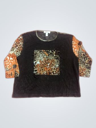 Gelco Women's Animal Print Top