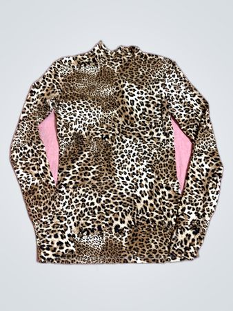 Leopard Print Long Sleeve Top