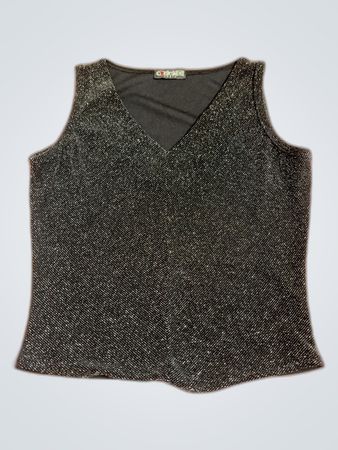 Dedicace Paris Glittery Tank Top