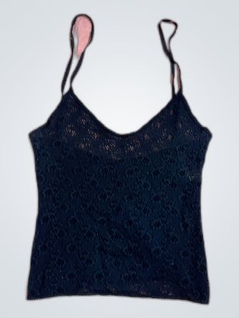 Unbranded Black Lace Cami Top