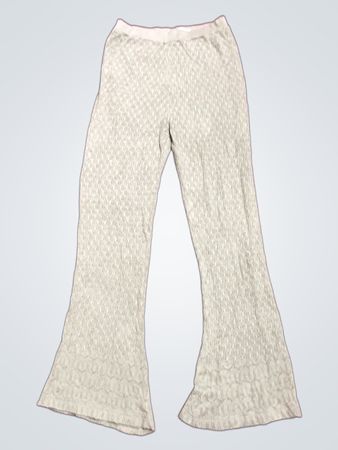 Costestes Rebel Beige Knit Flared Pants