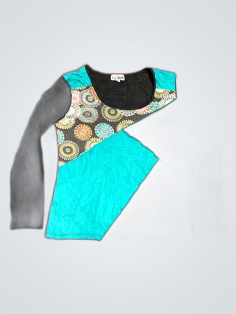 Kéawawa Patchwork Long-Sleeve Top