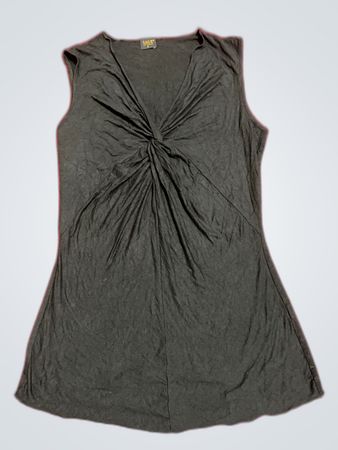 PAUUW Amsterdam Black Sleeveless Twist Top