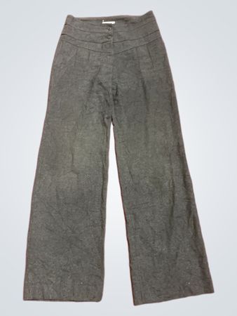 ONLY-M Grey Pleated Trousers