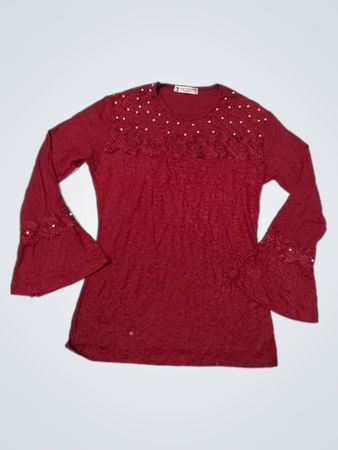 OR TEKS Fashion Glockenärmel-Oberteil