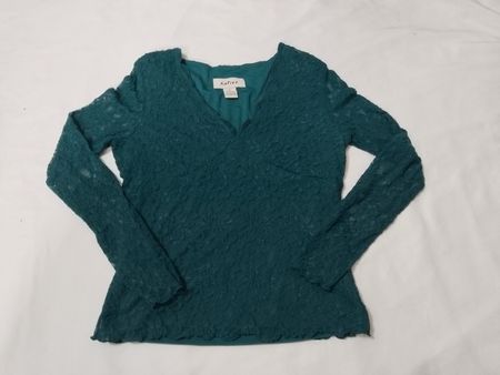 KaTies Damen Spitzen Langarmshirt
