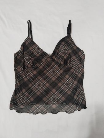 Anko Plaid Camisole Top