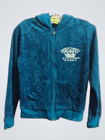 Juicy Couture Preppy Royalty Velour Hoodie