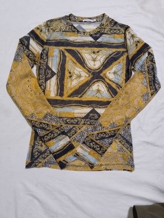 Stradivarius Mesh Langarm-Top