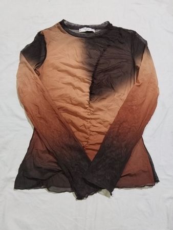 MNG Mesh Langarm-Top