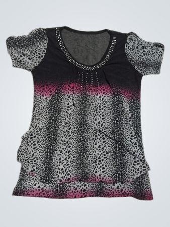 Damenshirt mit Leopardenmuster