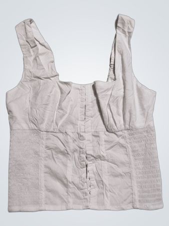 Guess White Corset Top