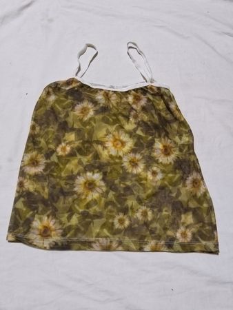 Florale Spaghettiträgershirt