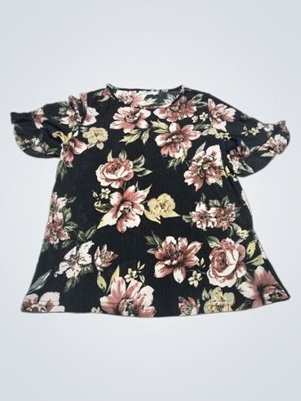 Valleygirl Floral Print Top