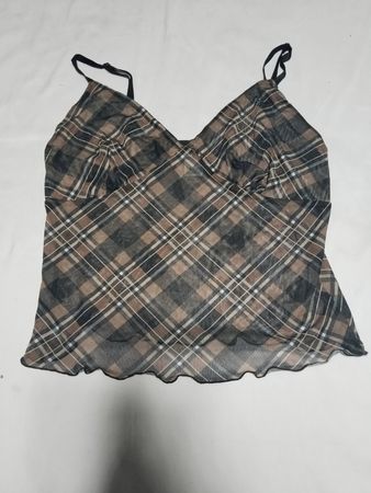 Anko Damen Karo Trägershirt Größe 14