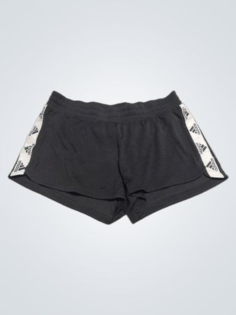 Adidas Damen Schwarze Logo Shorts
