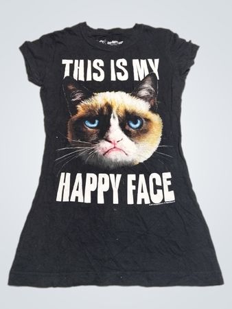 Grumpy Cat Das ist mein glückliches Gesicht T-Shirt