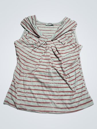 Morgan de Toi Gestreiftes Ärmelloses Top