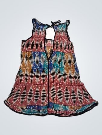 Ärmelloses Tank-Top mit geometrischem Muster