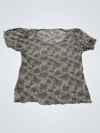 Blumenmuster T-Shirt