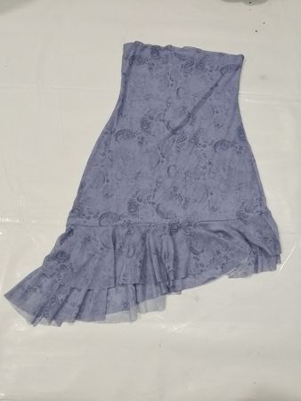 Supre Blue Paisley Ruffle Dress