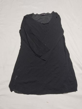 Viola Black Langarm-Top