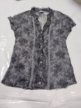 Street One Transparente Floralbluse
