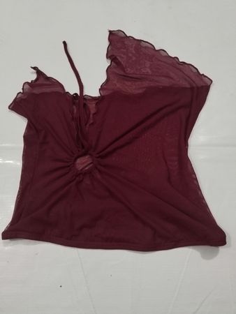 „Durchsichtiger Mesh-Haltertop“