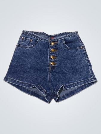 GBJ Denim Button Fly Shorts