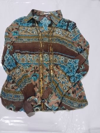 ESCARCHA Langarm Druckbluse