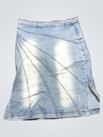 Authentischer Stil Jeansrock