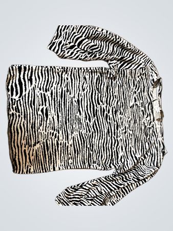 H&M Zebra-Print Langarmtop