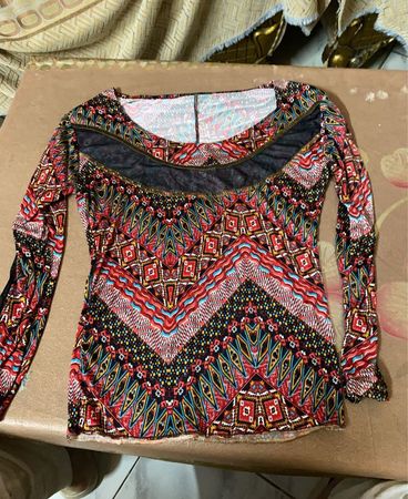 Long Sleeve Printed Top