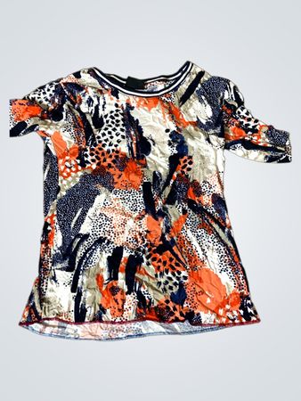 BRANDTEX CLASSIC Damen Oberteil mit abstraktem Druck