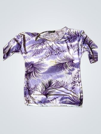 Rekito Purple Floral Top