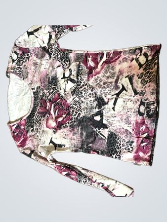 Langarm-Shirt mit Allover-Print