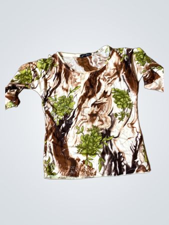 Jia Lin Floral Print Top