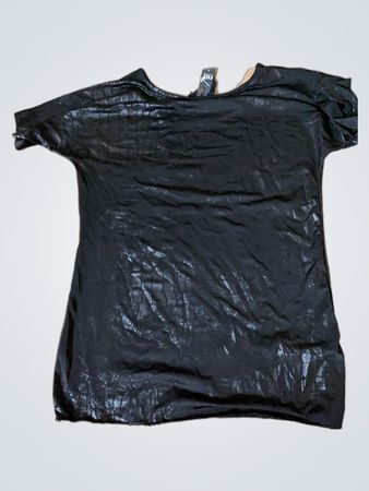 nu by hysteric glamour schwarzes Tierdruck-Oberteil