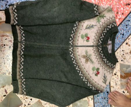 Green Knit Sweater