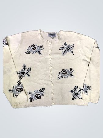 Gina Peters Floral Knit Sweater