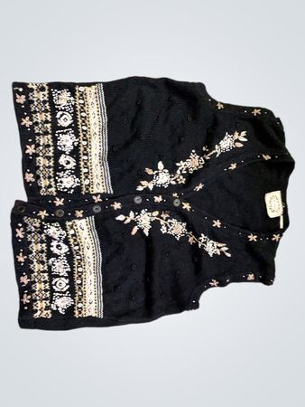 Erika Black Knit Top