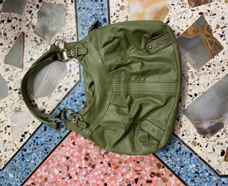 Green Hobo Handbag