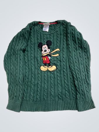 Disney Mickey Mouse Cable Knit Sweater