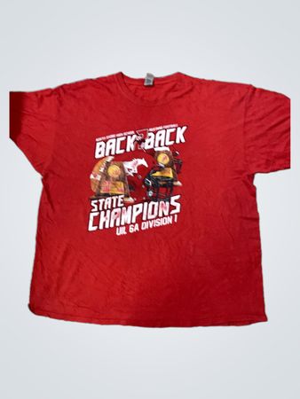 Gildan Red Graphic T-Shirt